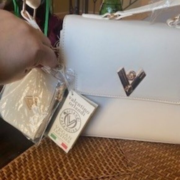 Valentino Orlandi Handbags - Valentino Orlandi Medium Satchel Bag with Adjustable Strap and Wallet